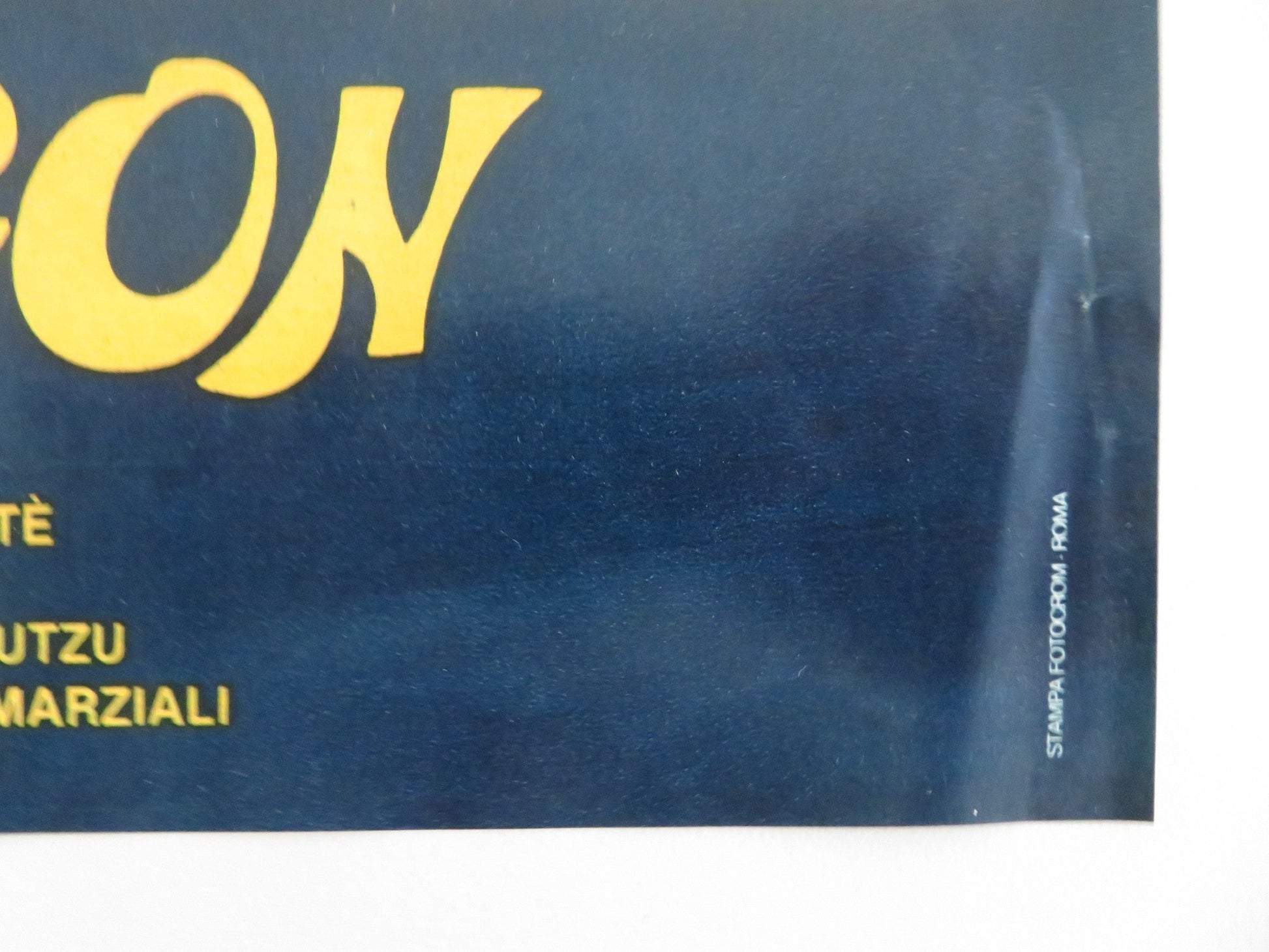 THE DRAGON - A ITALIAN FOTOBUSTA POSTER KEI SATO WILLIAM OLIVER 1979 Movie posters