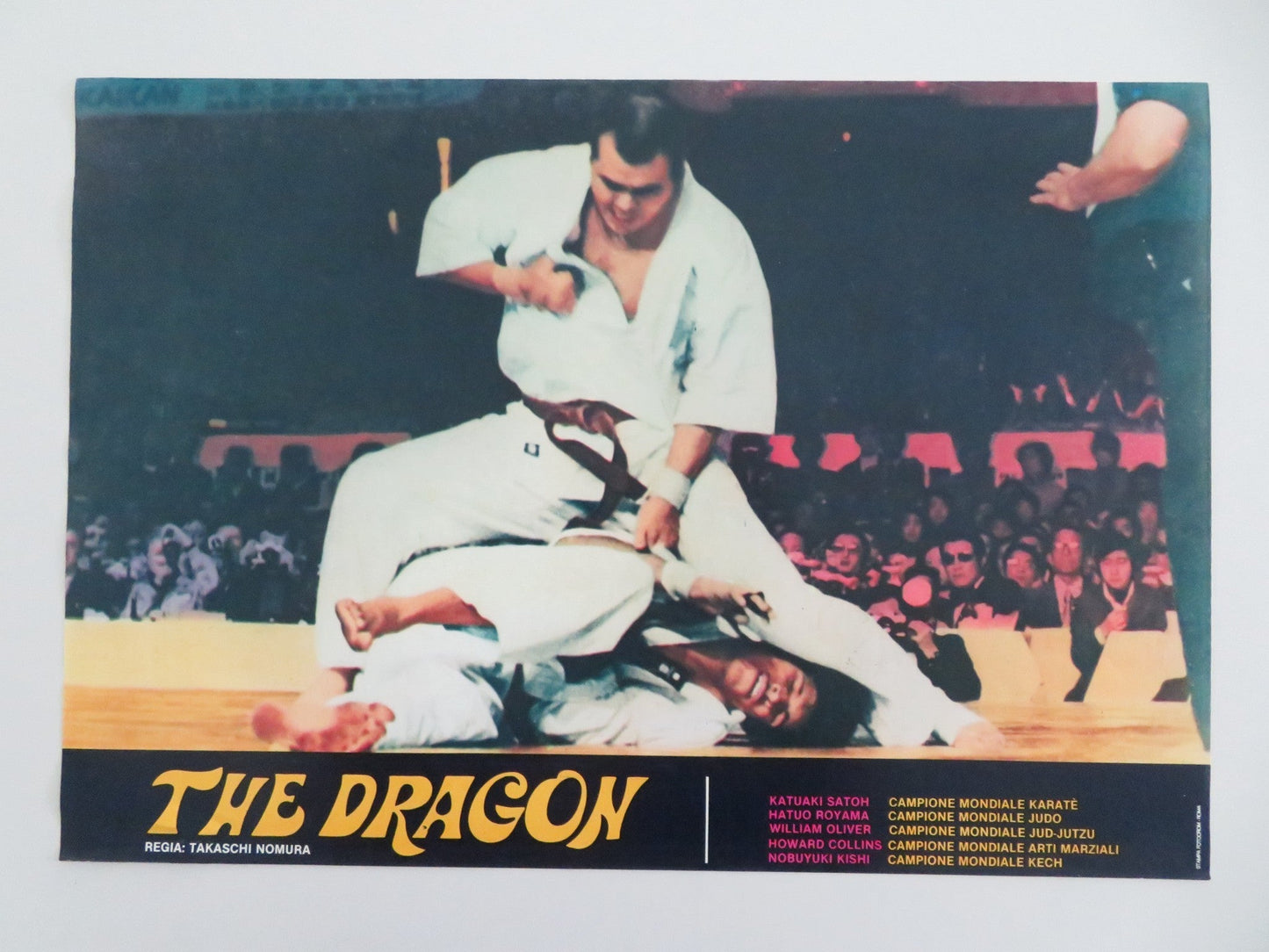 THE DRAGON - C ITALIAN FOTOBUSTA POSTER KEI SATO WILLIAM OLIVER 1979 Movie posters