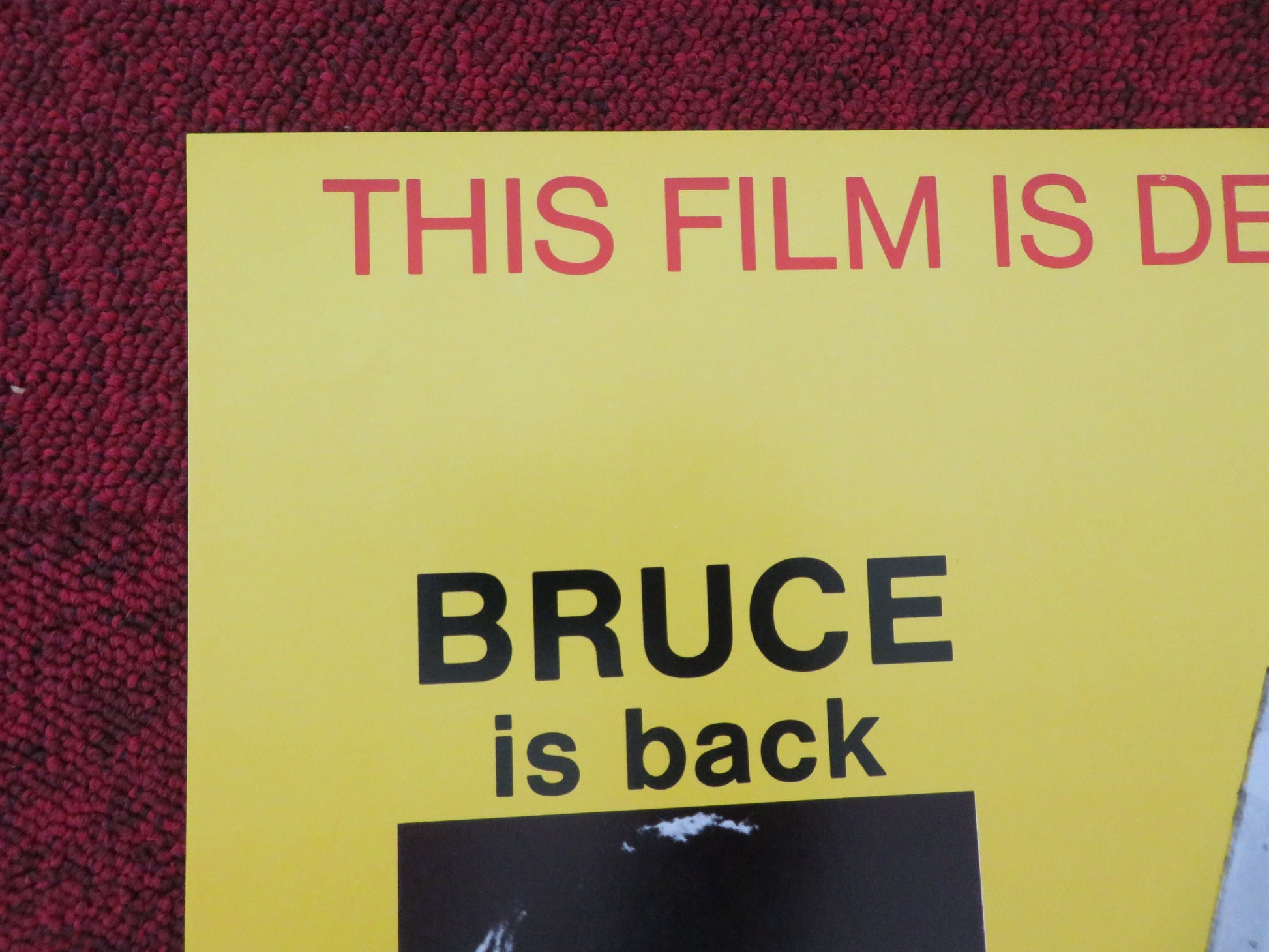The Dragon Lives Again Folded US One Sheet Poster Bruce Leung Siu-Lung 1977 Movie posters