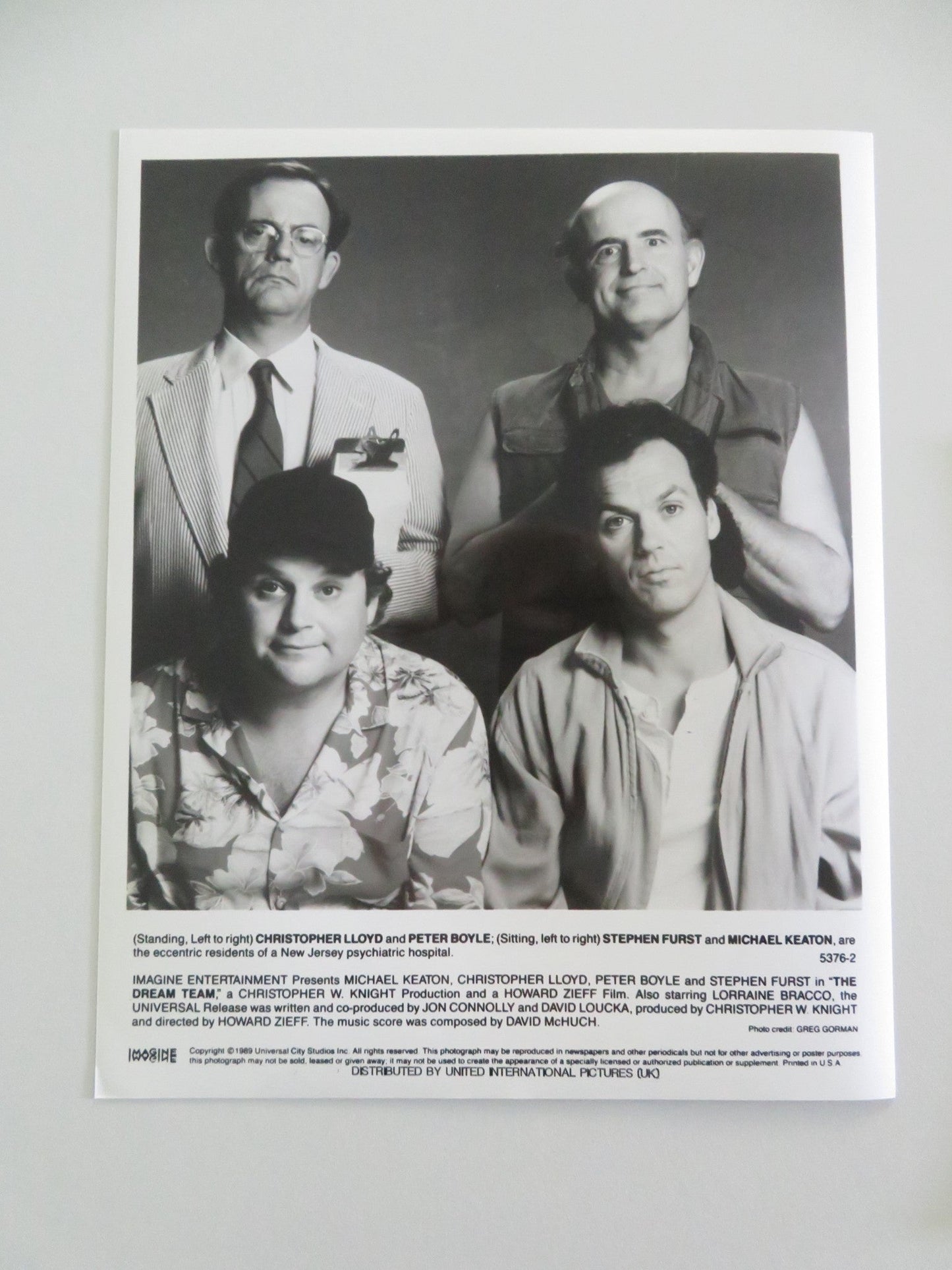 THE DREAM TEAM MOVIE STILL PHOTO LOT OF 6 MICHAEL KEATON CHRISTOPHER LLOYD 1989 Movie posters