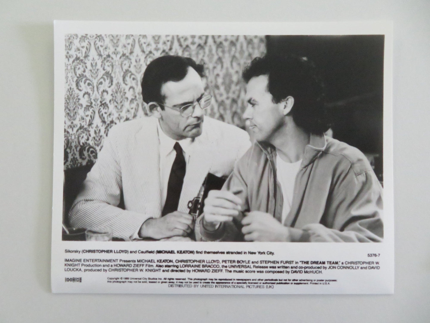 THE DREAM TEAM MOVIE STILL PHOTO LOT OF 6 MICHAEL KEATON CHRISTOPHER LLOYD 1989 Movie posters