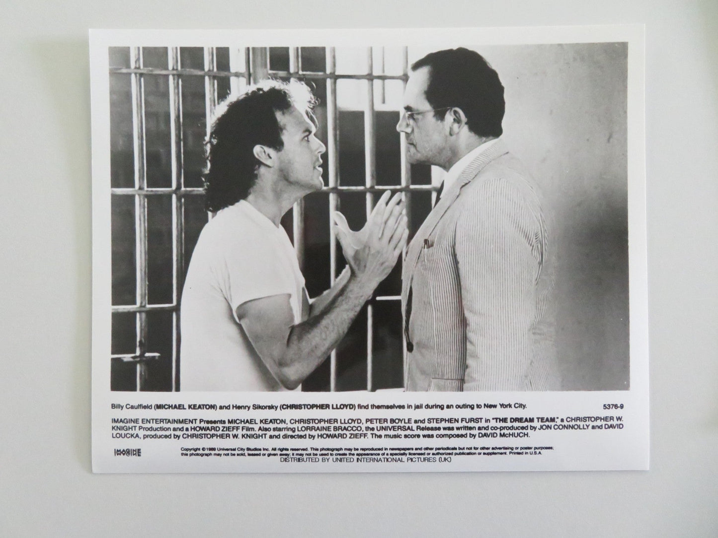 THE DREAM TEAM MOVIE STILL PHOTO LOT OF 6 MICHAEL KEATON CHRISTOPHER LLOYD 1989 Movie posters