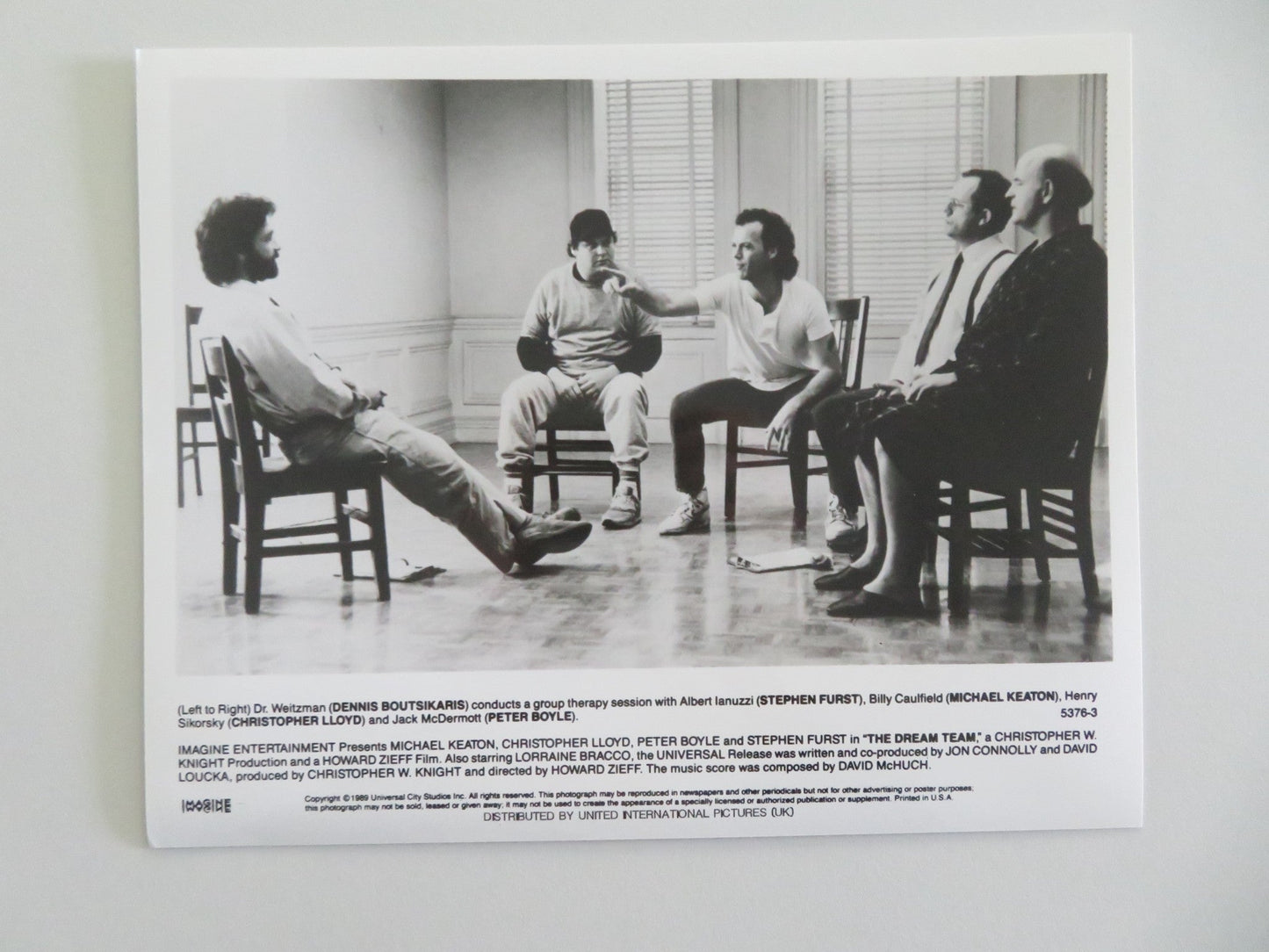 THE DREAM TEAM MOVIE STILL PHOTO LOT OF 6 MICHAEL KEATON CHRISTOPHER LLOYD 1989 Movie posters