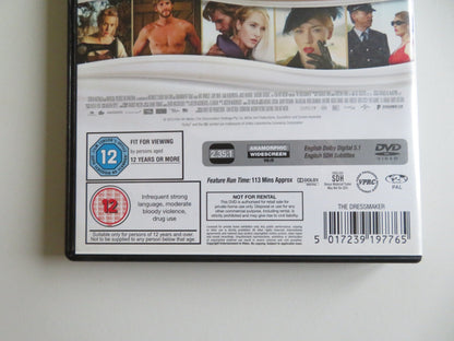 THE DRESSMAKER (DVD) KATE WINSLET LIAM HEMSWORTH 2015 REGION 2 Movie posters