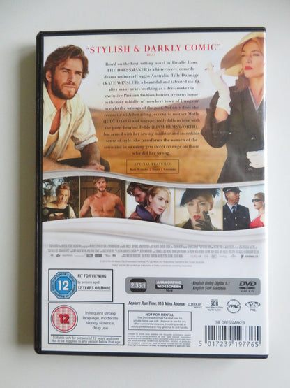THE DRESSMAKER (DVD) KATE WINSLET LIAM HEMSWORTH 2015 REGION 2 Movie posters