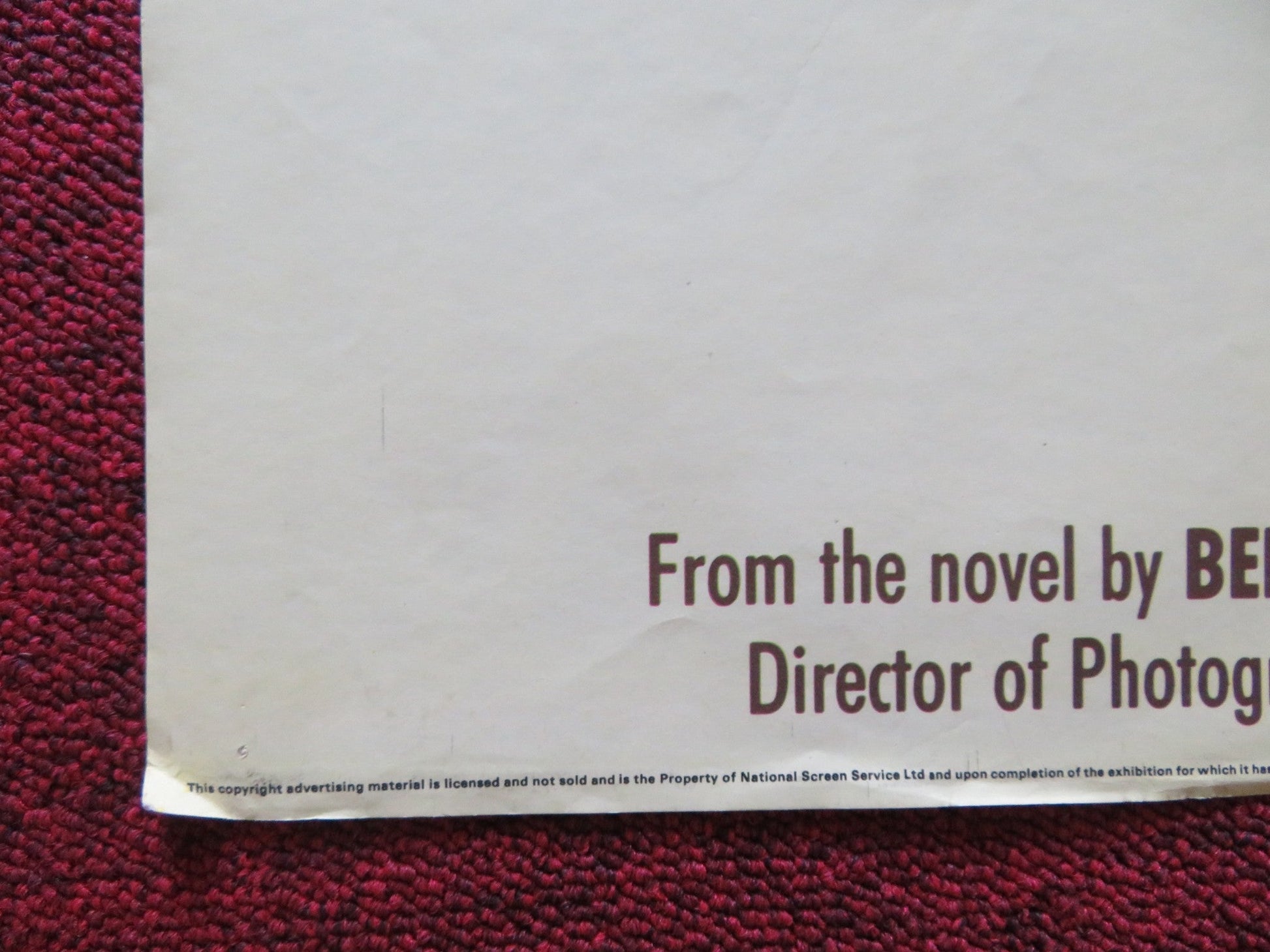 THE DRESSMAKER UK QUAD POSTER FOLDED BILLIE WHITELAW JANE HORROCKS 1988 Rendezvous Cinema Movie posters