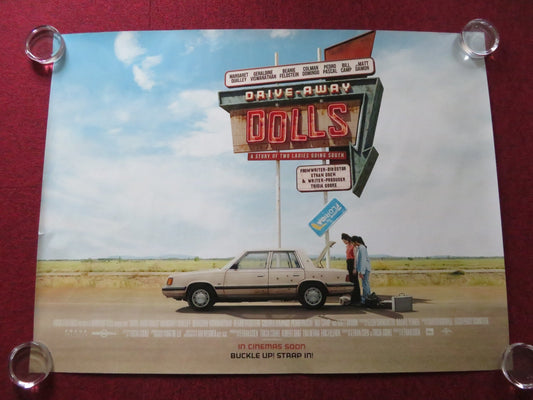 THE DRIVE - AWAY DOLLS - A UK QUAD ROLLED POSTER MARGARET QUALLEY B. FELDSTEIN 2024 Rendezvous Cinema Movie posters