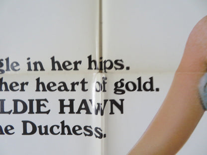 THE DUCHESS AND THE DIRTWATER FOX FOLDED US ONE SHEET POSTER SEGAL HAWN 1976 Rendezvous Cinema Movie posters