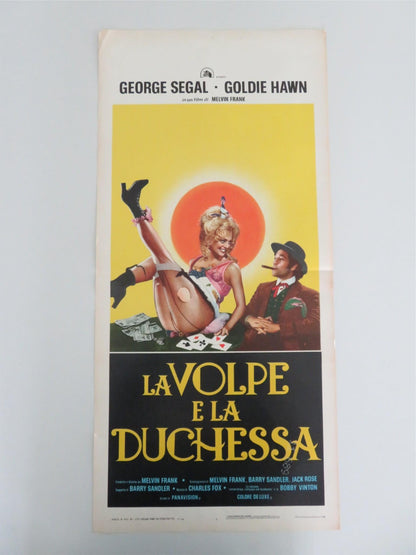 The Duchess and the Dirtwater Fox Italian Locandina Poster George Segal 1976 Movie posters