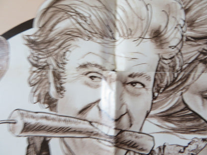 THE DUCHESS AND THE DIRTWATER FOX - STYLE D FOLDED US ONE SHEET POSTER SEGAL 1976 Rendezvous Cinema Movie posters