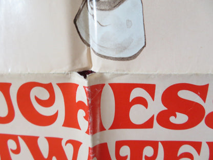 THE DUCHESS AND THE DIRTWATER FOX - STYLE D FOLDED US ONE SHEET POSTER SEGAL 1976 Rendezvous Cinema Movie posters