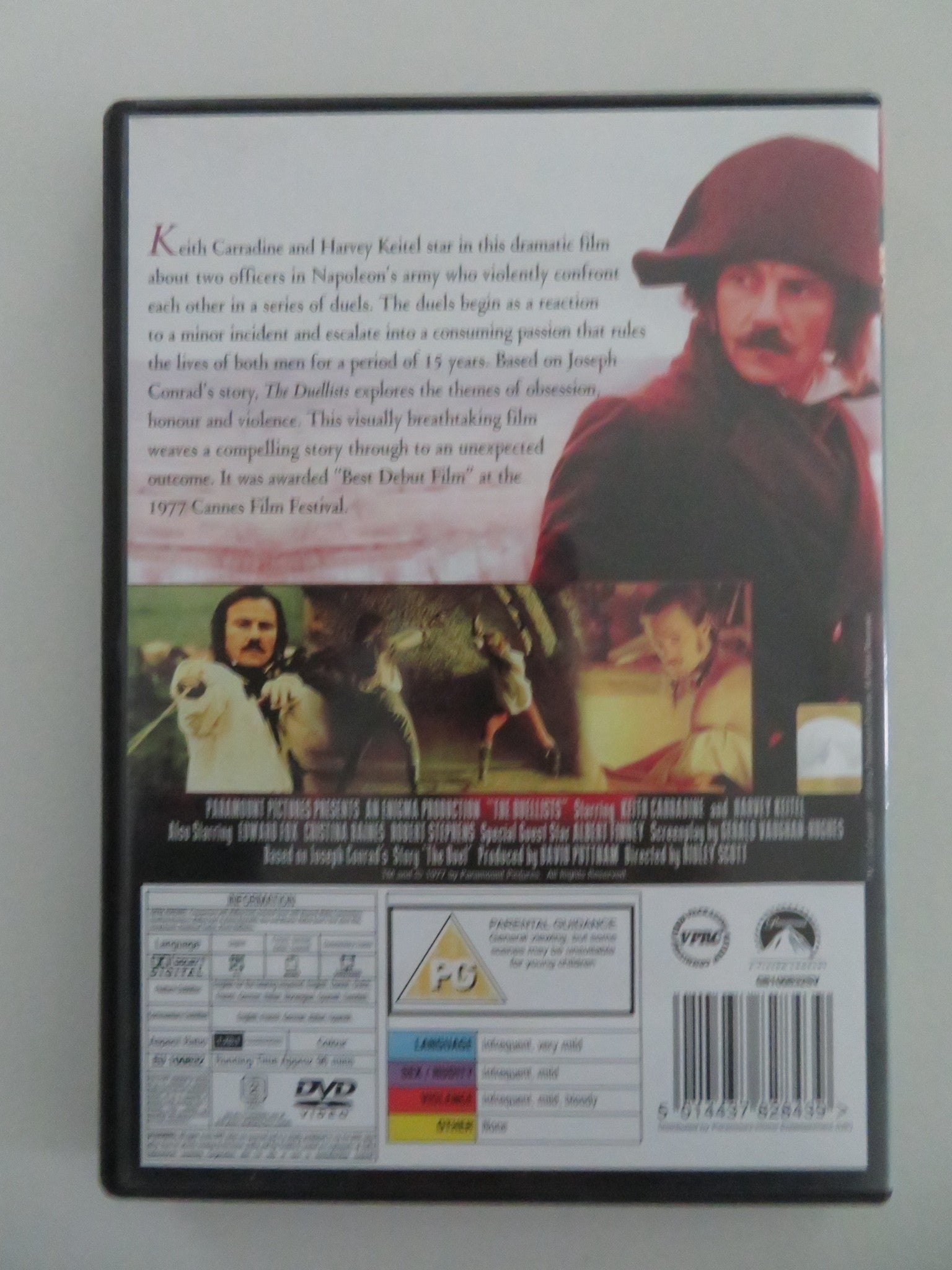 THE DUELLISTS - WIDESCREEN COLLECTION (DVD) HARVEY KEITEL 1977 REGION 2 Movie posters