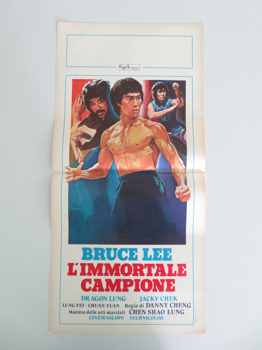 THE DYNAMITE TRIO ITALIAN LOCANDINA POSTER FEI LUNG YUAN CHUAN 1981 Movie posters