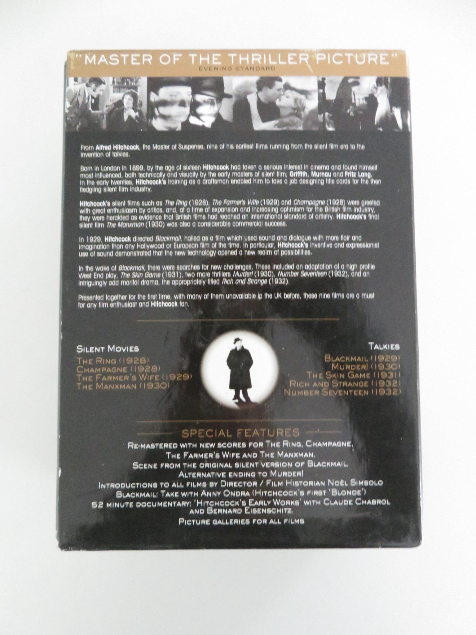 The Early Hitchcock Collection - 9 Disc Collection (DVD BoxSet) 2007 Region 2 Movie posters