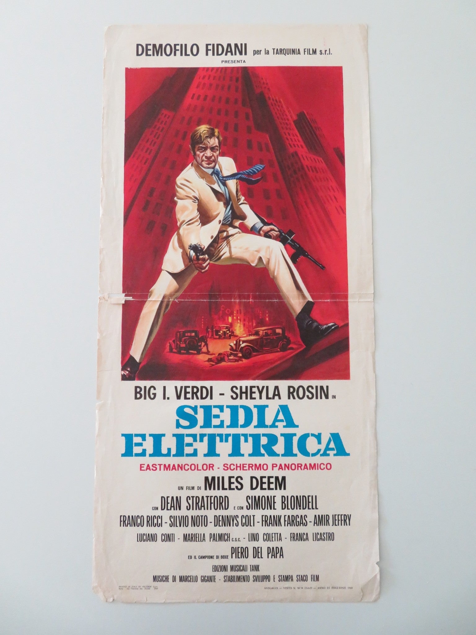 THE ELECTRIC CHAIR ITALIAN LOCANDINA POSTER REZA BEYK IMANVERDI SPELA ROZIN 1969 Movie posters