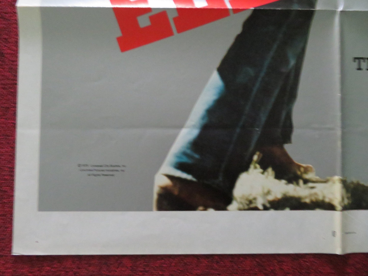 THE ELECTRIC HORSEMAN - B FOLDED US ONE SHEET POSTER ROBERT REDFORD J. FONDA 1979 Movie posters