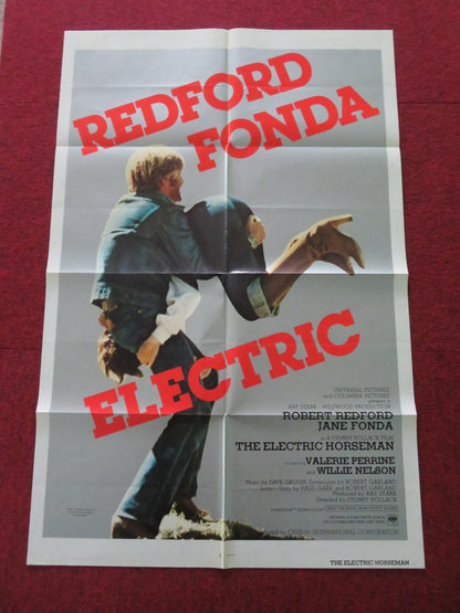 THE ELECTRIC HORSEMAN - B FOLDED US ONE SHEET POSTER ROBERT REDFORD J. FONDA 1979 Movie posters