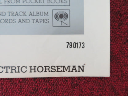 THE ELECTRIC HORSEMAN FOLDED US ONE SHEET POSTER ROBERT REDFORD JANE FONDA 1979 Movie posters