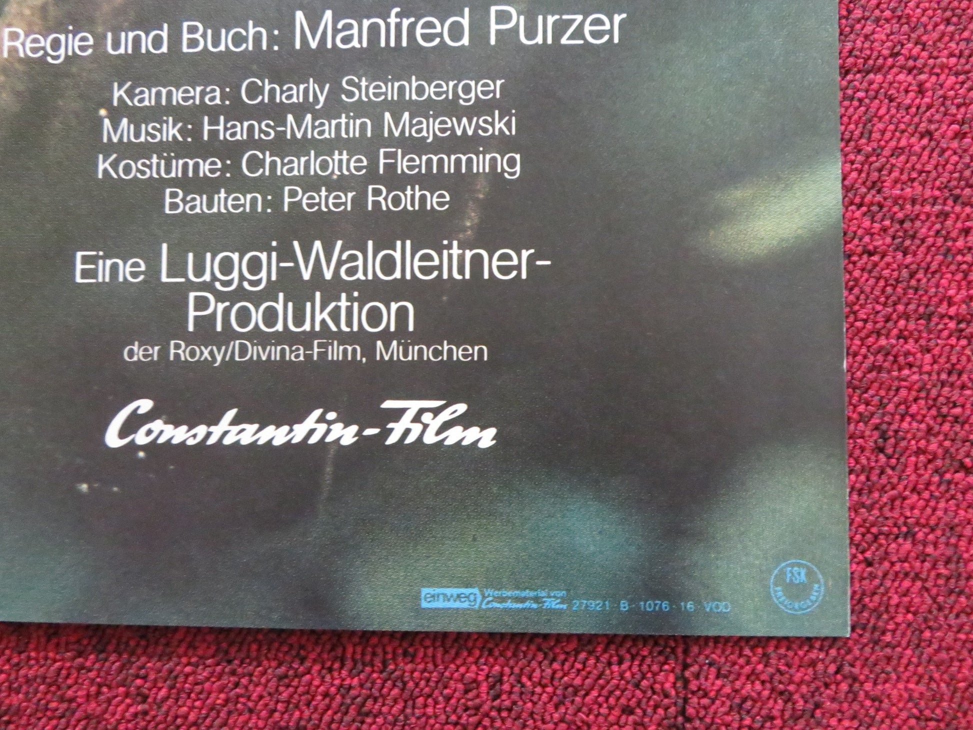 THE ELIXIRS OF THE DEVIL GERMAN A1 POSTER FOLDED DIETER LASER SYLVIA MANAS 1976 Rendezvous Cinema Movie posters