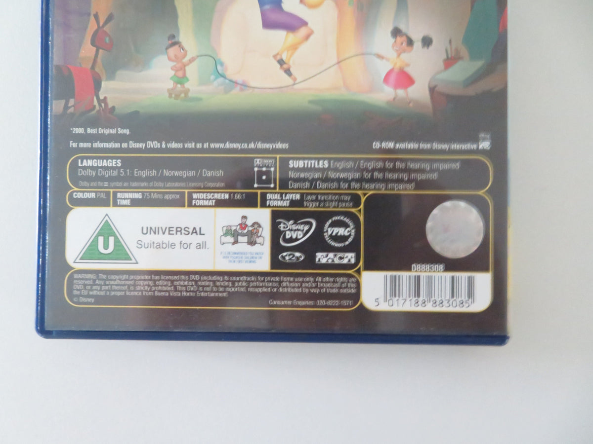 The Emperor's New Groove (DVD) Disney David Spade Eartha Kitt 2000 Region 2 Movie posters