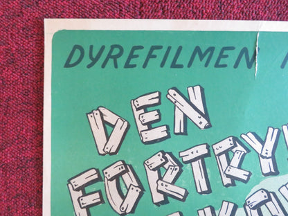 THE ENCHANTED FOREST / NAVAJO KID COMBO DANISH POSTER ROLLED EDMUND LOWE 1949 Rendezvous Cinema Movie posters