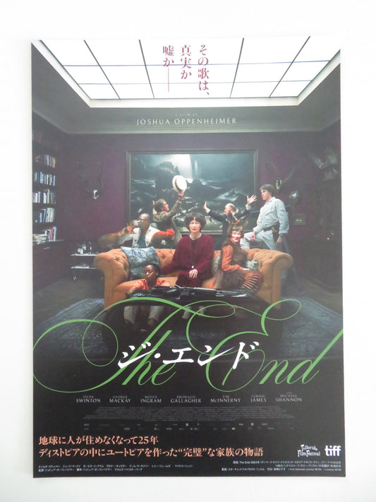 The End Japanese Chirashi (B5) Poster Tilda Swinton George MacKay 2024 Movie posters