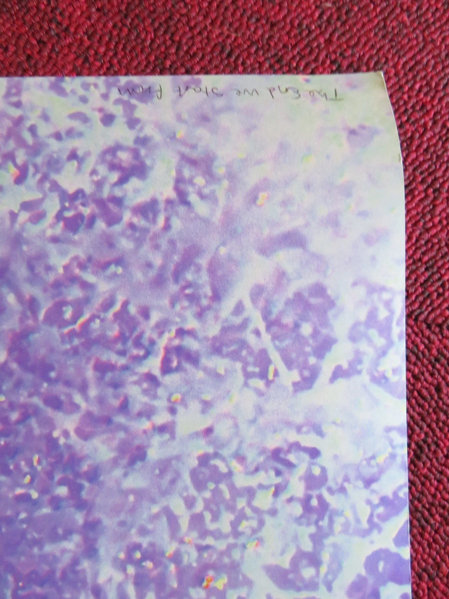 THE END WE START FROM UK QUAD ROLLED POSTER JODIE COMER JOEL FRY 2023 Rendezvous Cinema Movie posters