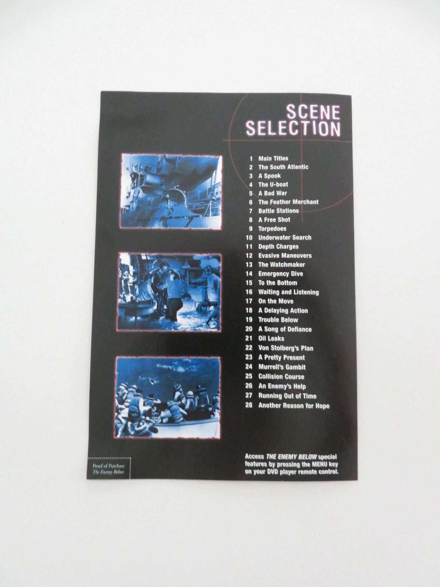 THE ENEMY BELOW (DVD) ROBERT MITCHUM CURT JURGENS 1957 REGION 1 Movie posters