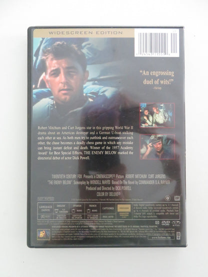 THE ENEMY BELOW (DVD) ROBERT MITCHUM CURT JURGENS 1957 REGION 1 Movie posters