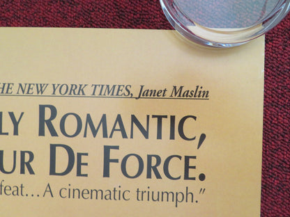 THE ENGLISH PATIENT - B US ONE SHEET ROLLED POSTER RALPH FIENNES J. BINOCH 1996 Movie posters