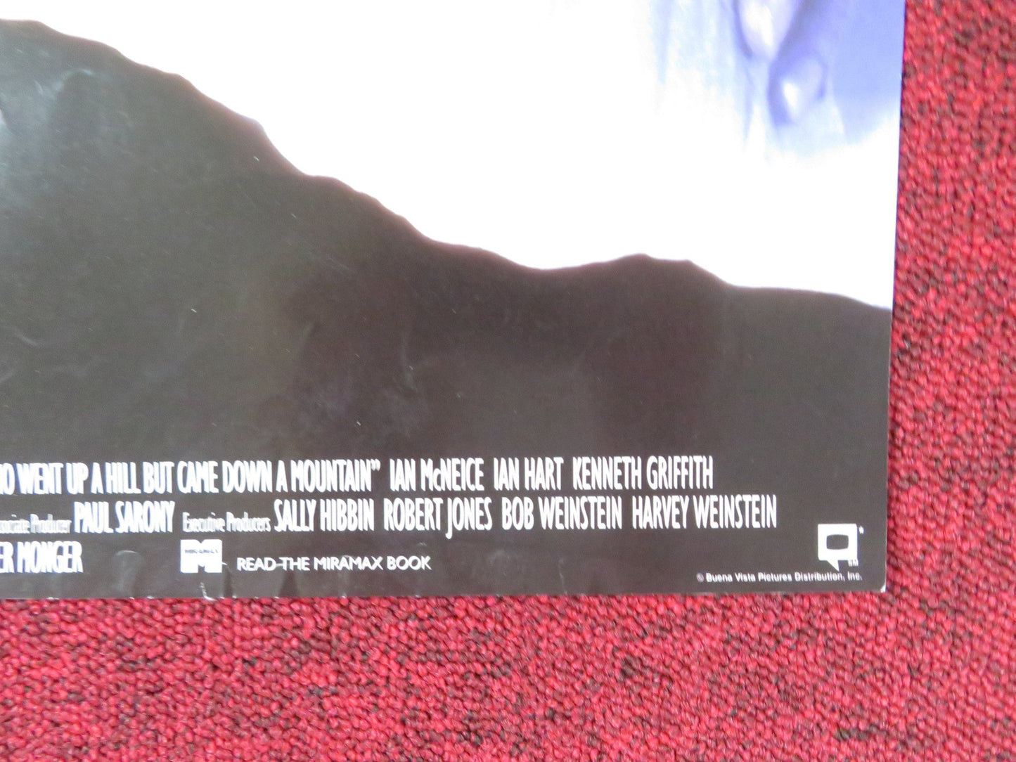 THE ENGLISHMAN WHO WENT UP A HILL BUT CAME DOWN A MOUNTAIN VHS VIDEO POSTER 1995 Rendezvous Cinema Movie posters