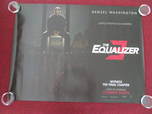The Equalizer 3 UK Quad Rolled Poster Denzel Washington Dakota Fanning 2023 Movie posters
