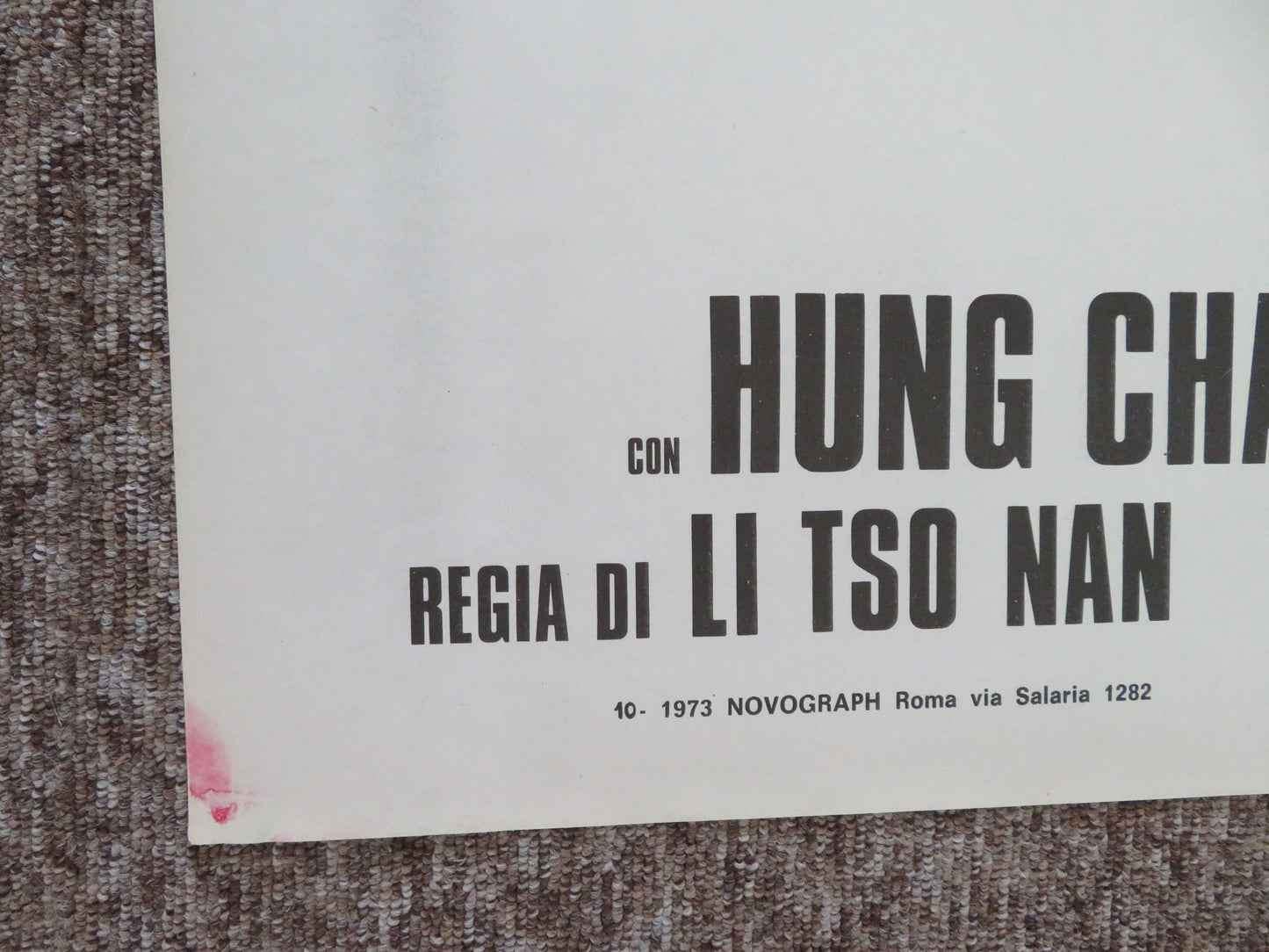 The Escaper Italian 2 Foglio Poster Chao-Hsiung Hung Te-Re Liu 1973 Movie posters