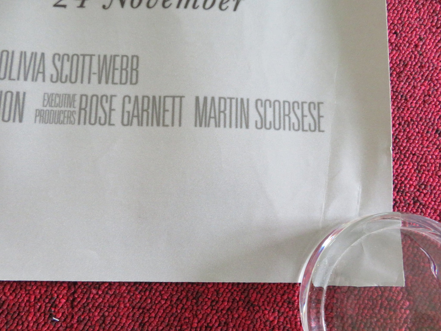 THE ETERNAL DAUGHTER UK QUAD ROLLED POSTER TILDA SWINTON AUGUST JOSHI 2022 Rendezvous Cinema Movie posters