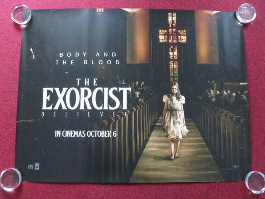 THE EXORCIST: BELIEVER UK QUAD ROLLED POSTER ANN DOWD NORAH MURPHY 2023 Rendezvous Cinema Movie posters