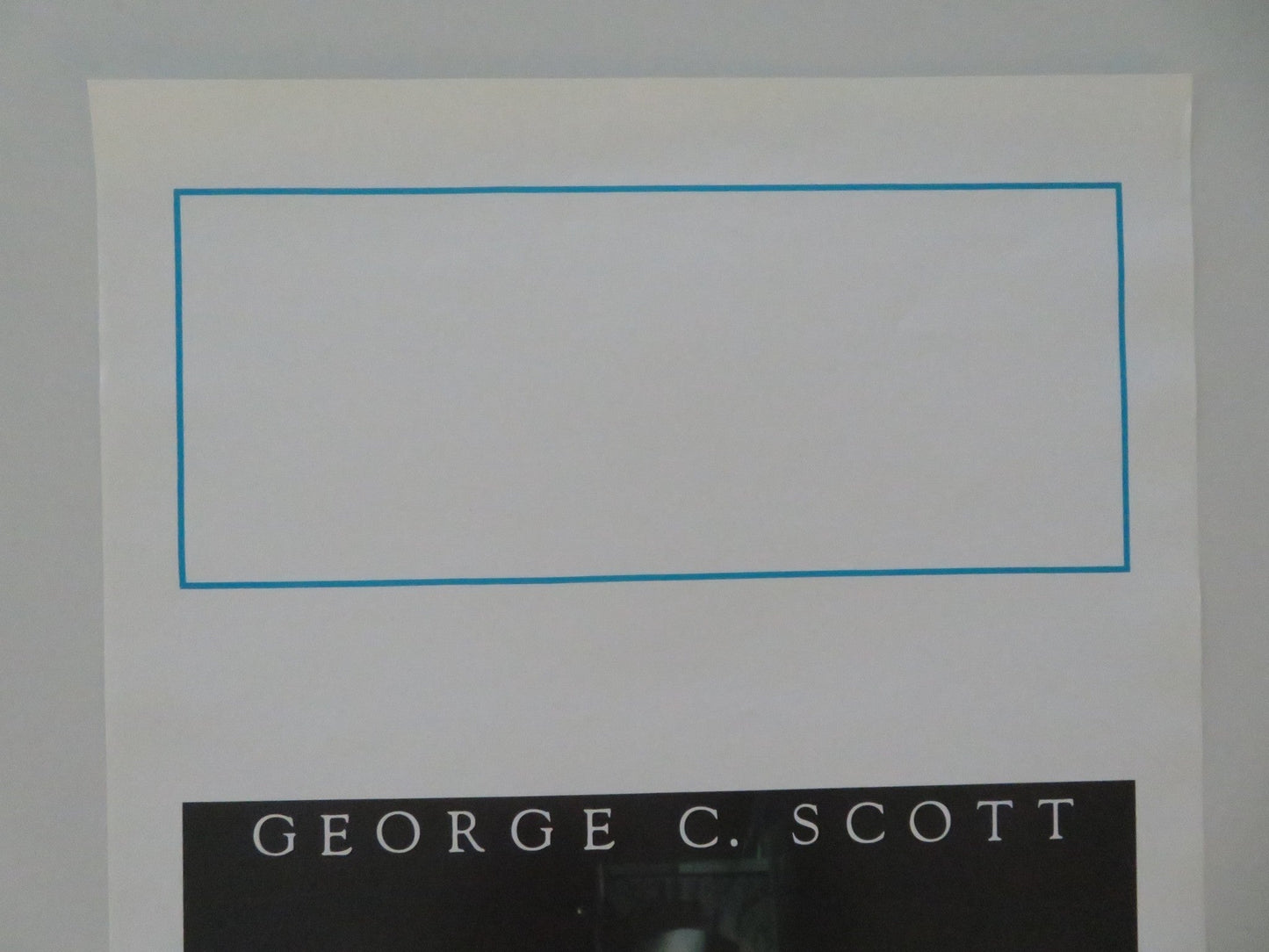 THE EXORCIST III ITALIAN LOCANDINA POSTER GEORGE C. SCOTT ED FLANDERS 1990 Movie posters