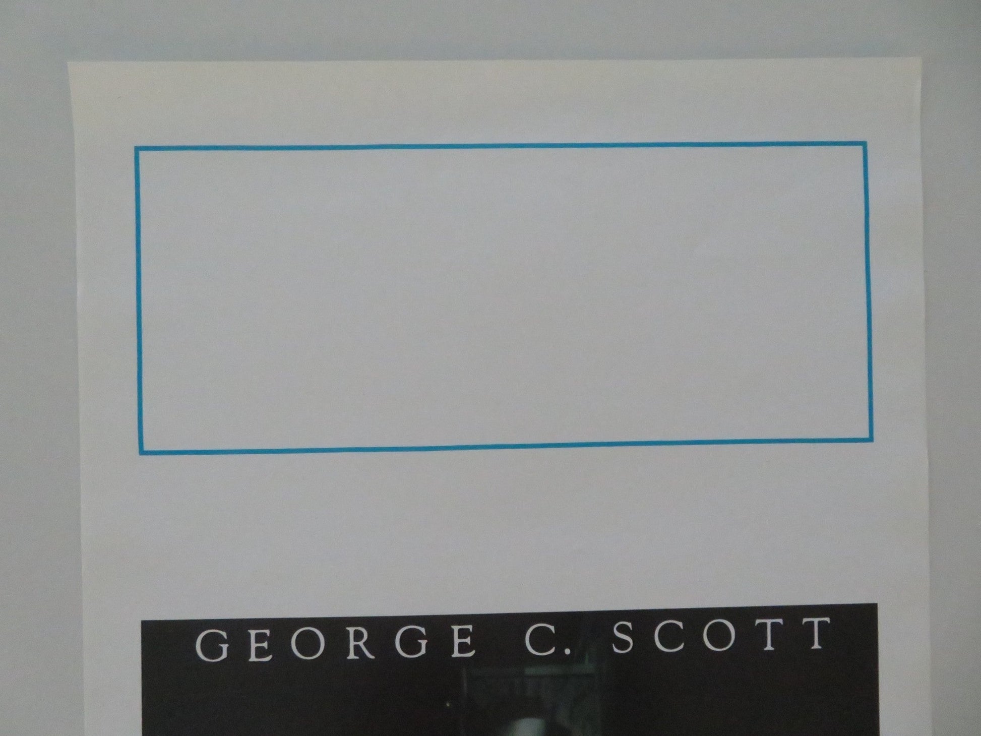 THE EXORCIST III ITALIAN LOCANDINA POSTER GEORGE C. SCOTT ED FLANDERS 1990 Movie posters