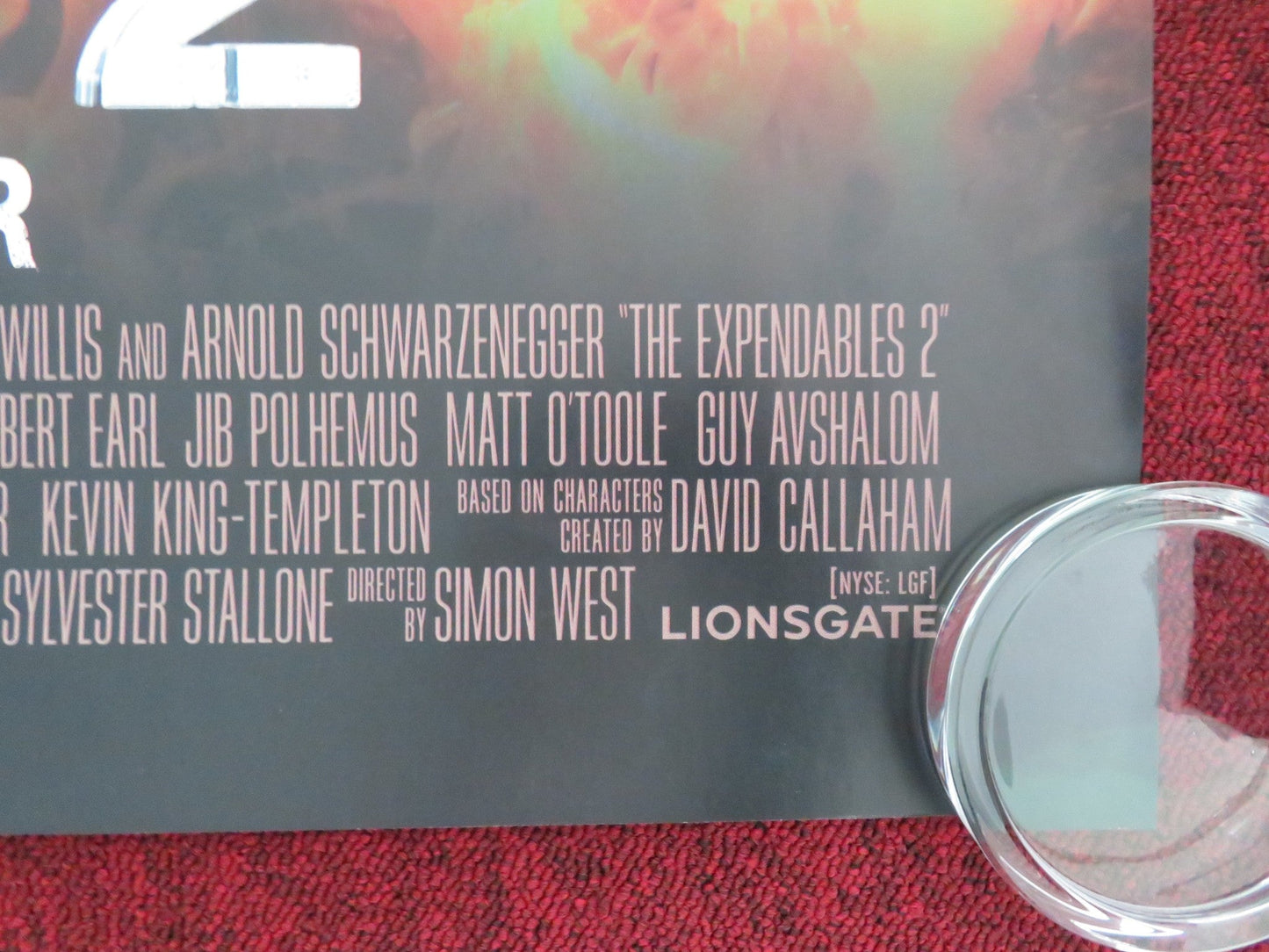 THE EXPENDABLES 2 UK QUAD ROLLED POSTER SYLVESTER STALLONE JASON STATHAM 2012 Movie posters