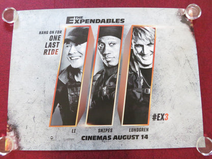THE EXPENDABLES 3 UK QUAD ROLLED POSTER SYLVESTER STALLONE JASON STATHAM 2014 Rendezvous Cinema Movie posters