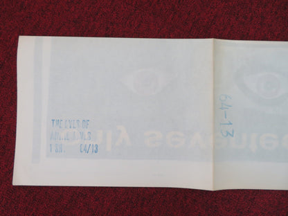 THE EYES OF ANNIE JONES FOLDED US ONE SHEET POSTER RICHARD CONTE ANNIS 1963 Movie posters