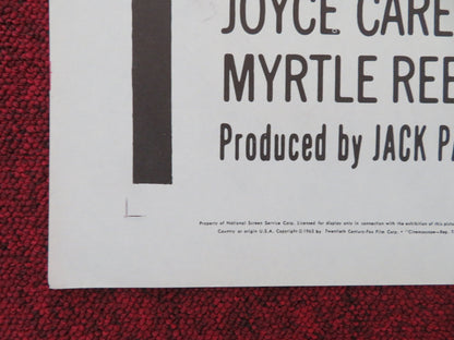 THE EYES OF ANNIE JONES FOLDED US ONE SHEET POSTER RICHARD CONTE ANNIS 1963 Movie posters