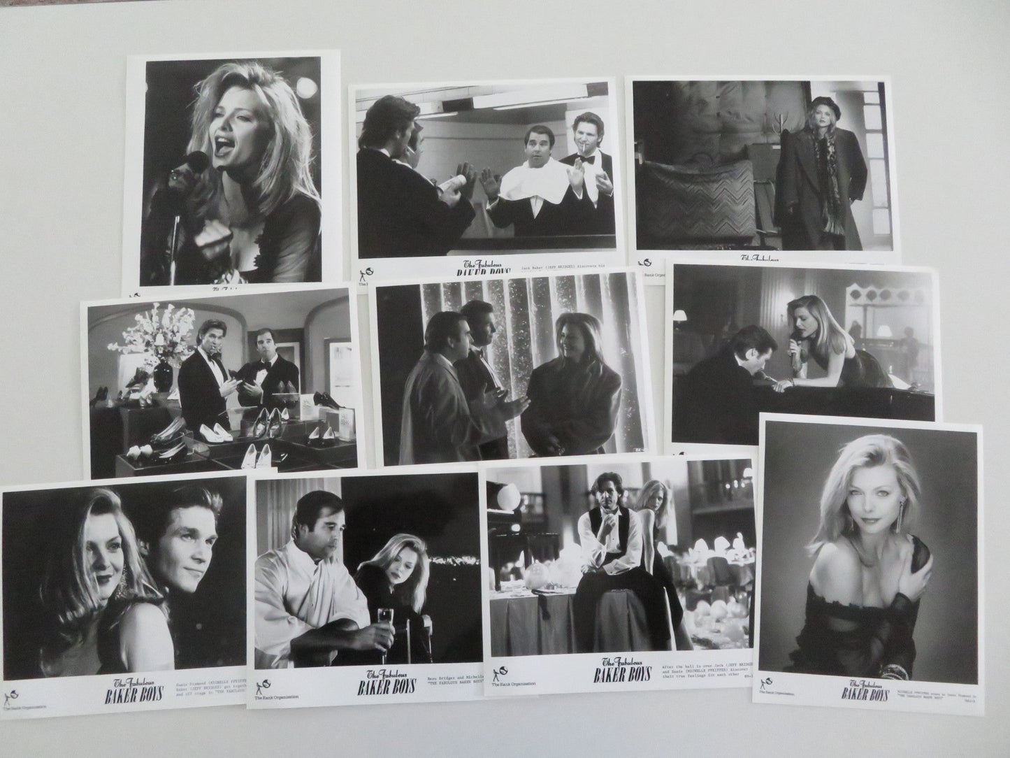 THE FABULOUS BAKER BOYS MOVIE STILL PHOTO LOT OF 10 MICHELLE PFEIFFER 1989 Movie posters