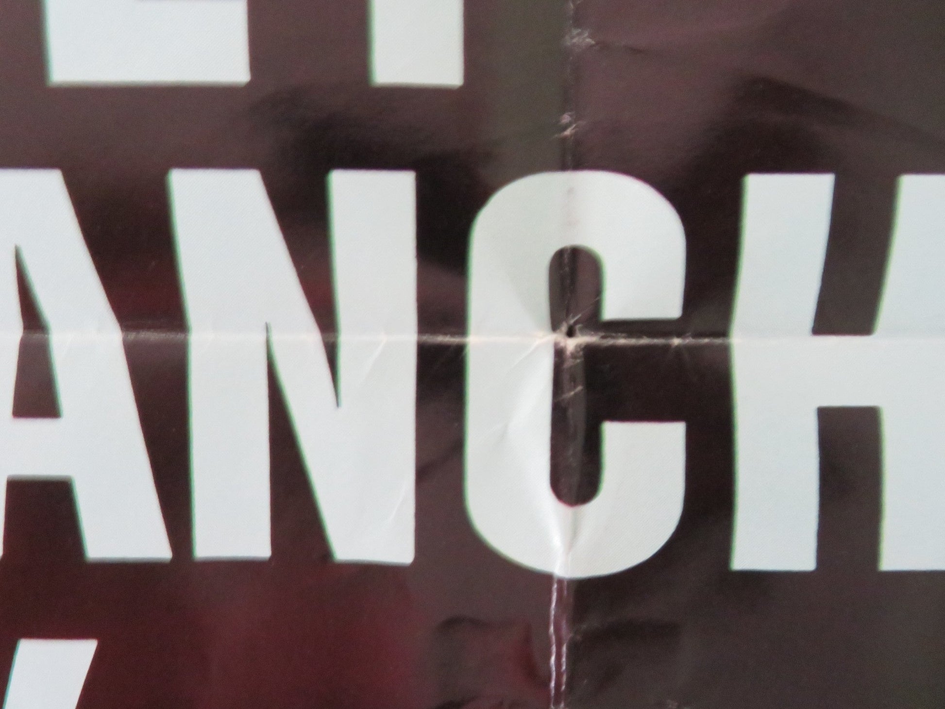 THE FACE OF FU MANCHU FOLDED US ONE SHEET POSTER CHRISTOPHER LEE N. GREEN 1965 Movie posters