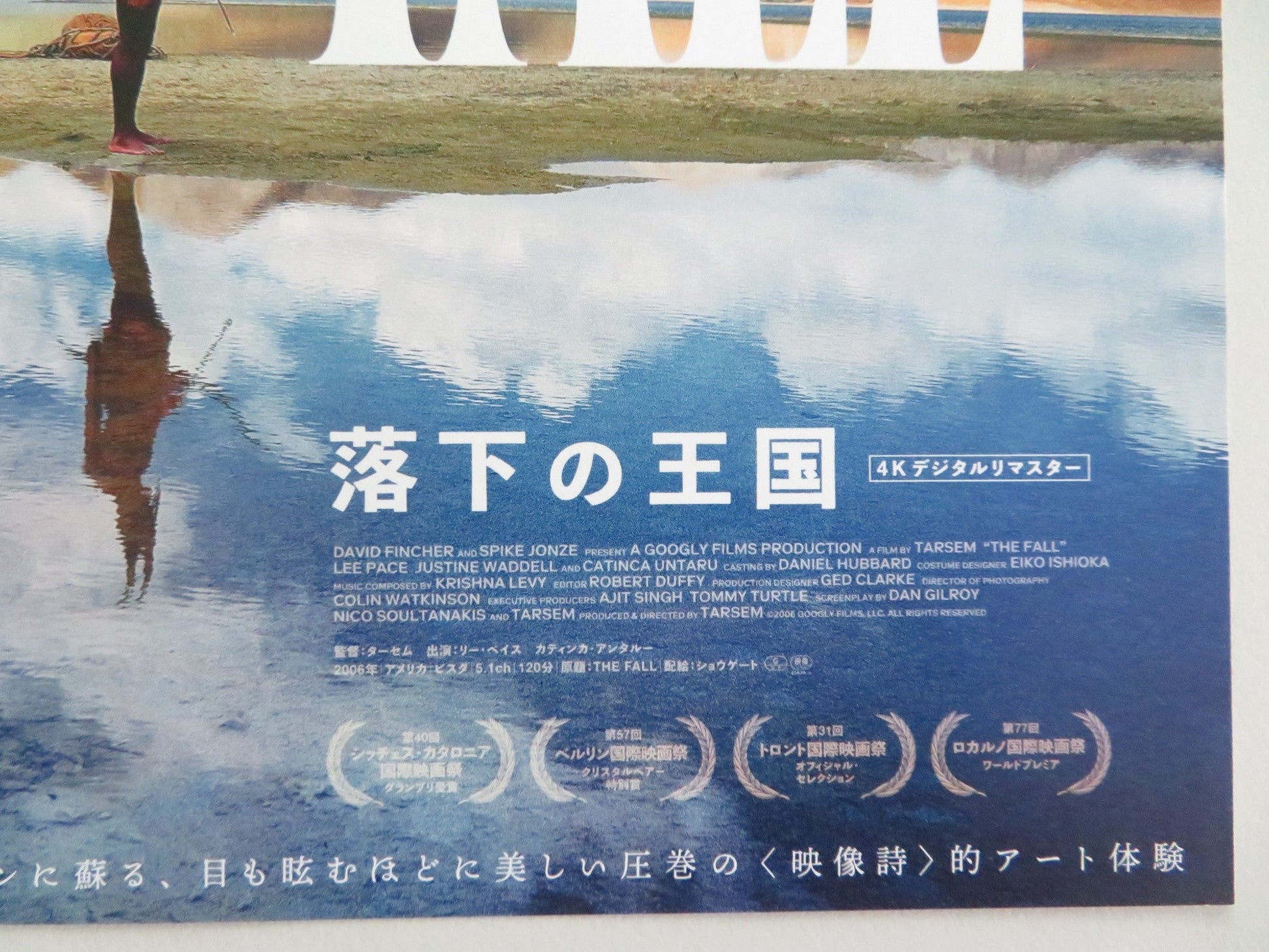 THE FALL 4K JAPANESE CHIRASHI (B5) POSTER CATINCA UNTARU JUSTINE WADDELL R2024 Movie posters