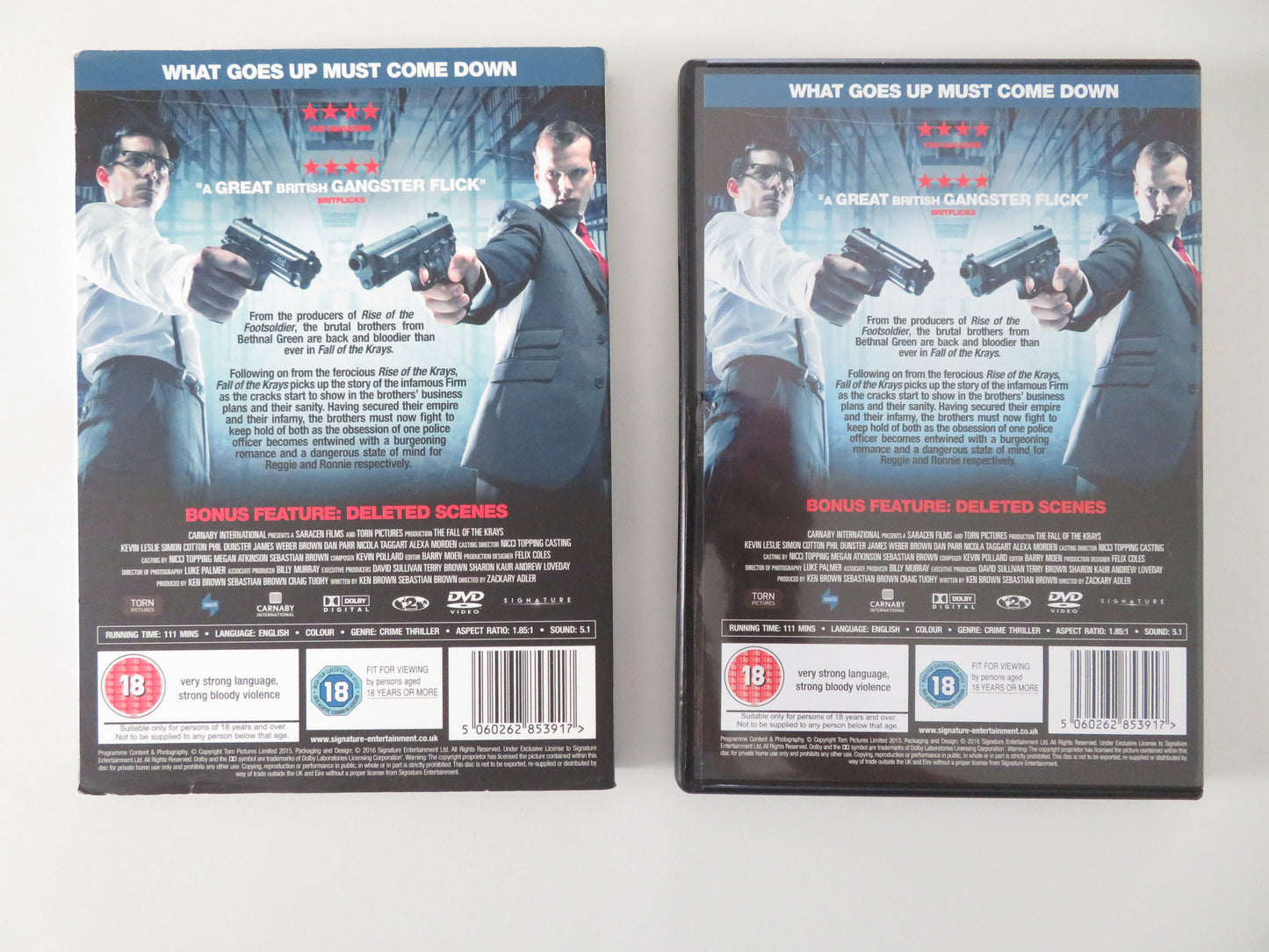 The Fall of the Krays - B (DVD) Phil Dunster Anita Dobson 2016 Region 2 Movie posters