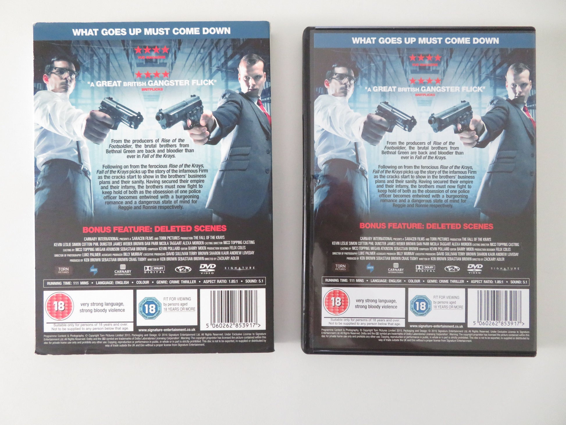 The Fall of the Krays - B (DVD) Phil Dunster Anita Dobson 2016 Region 2 Movie posters
