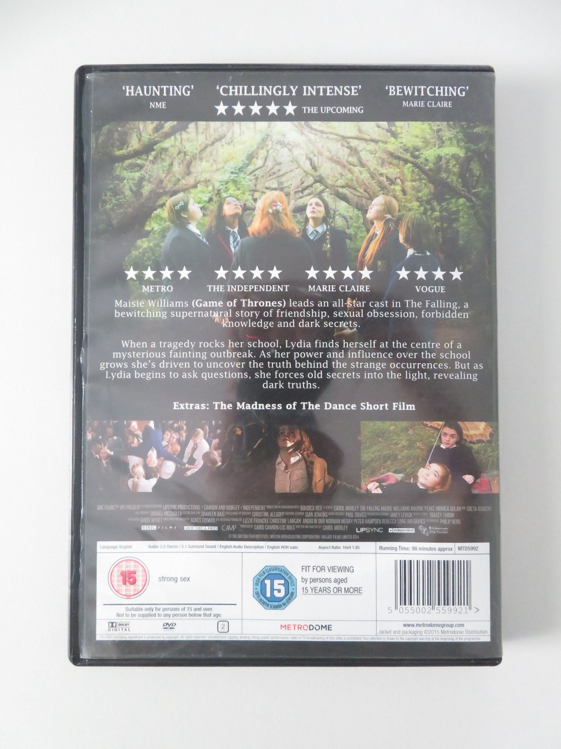 The Falling (DVD) Maisie Williams Florence Pugh Maxine Peake 2014 Region 2 Movie posters