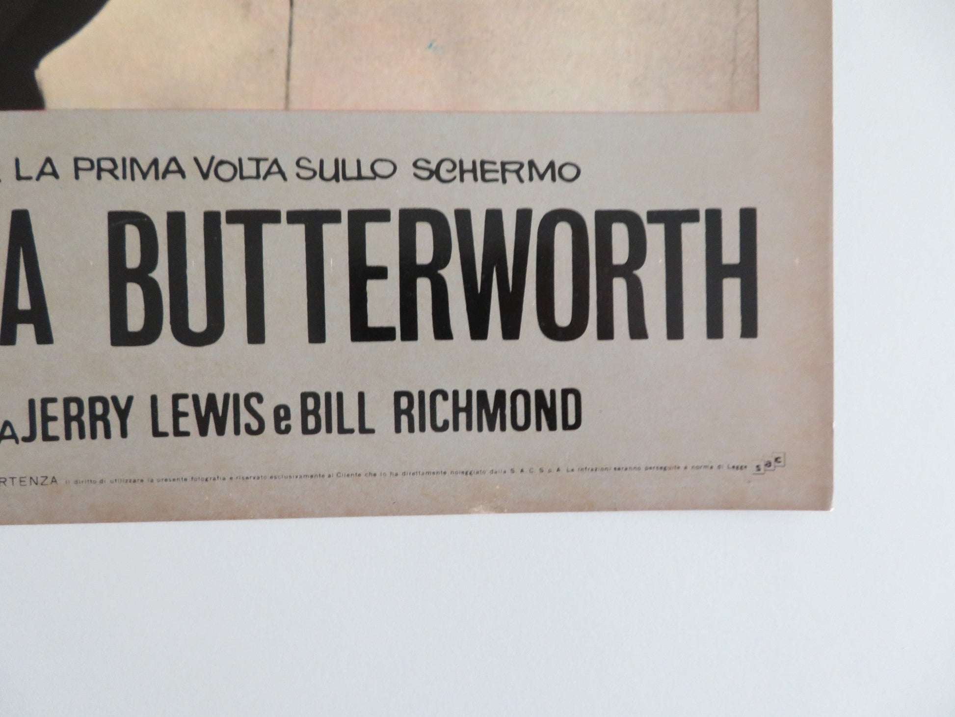 THE FAMILY JEWELS - C ITALIAN FOTOBUSTA POSTER JERRY LEWIS SEBASTIAN CABOT 1965 Rendezvous Cinema Movie posters