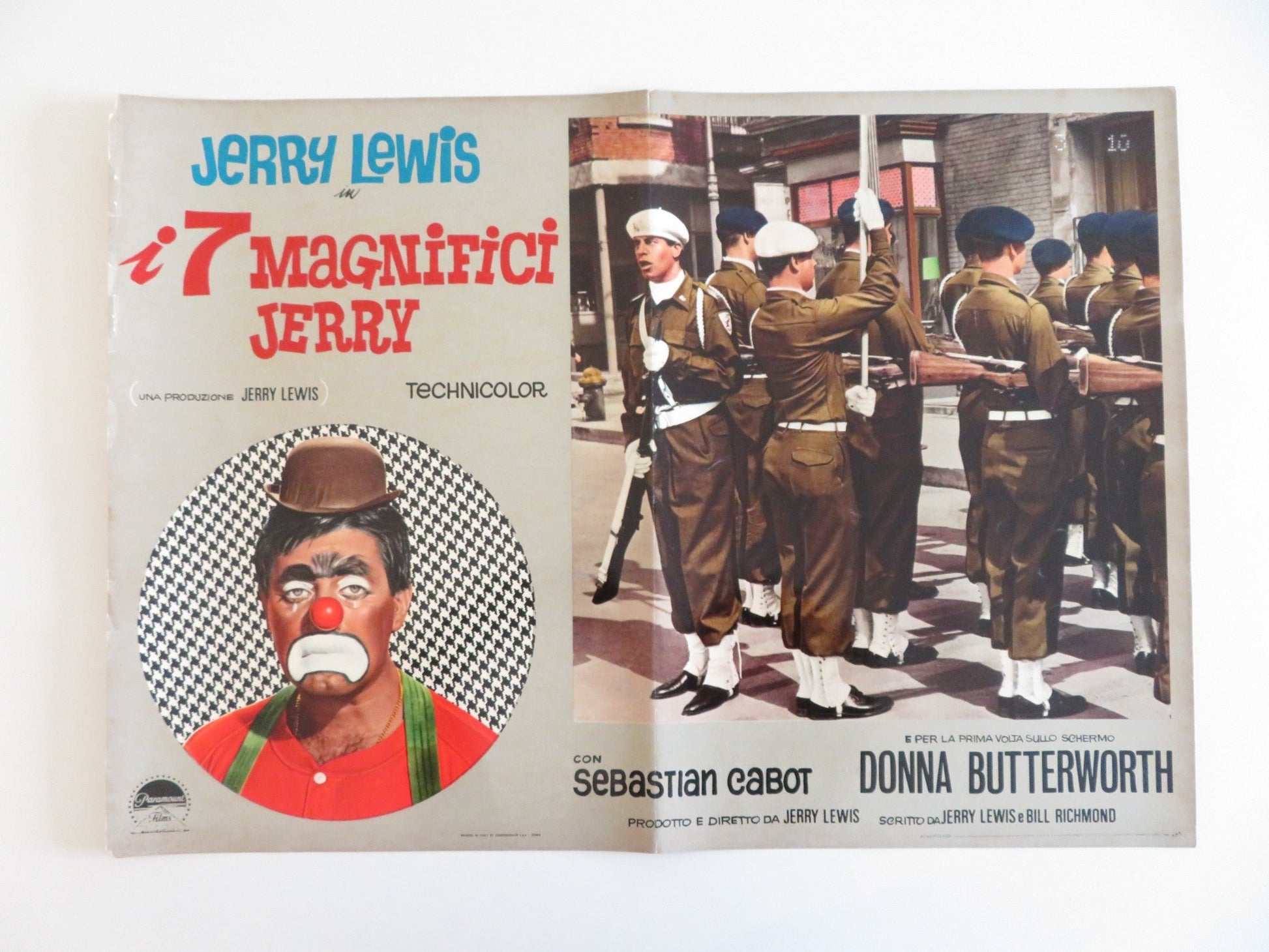 THE FAMILY JEWELS - G ITALIAN FOTOBUSTA POSTER JERRY LEWIS SEBASTIAN CABOT 1965 Rendezvous Cinema Movie posters