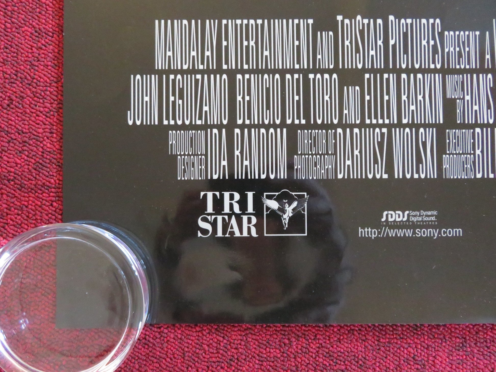 THE FAN - B US ONE SHEET ROLLED POSTER ROBERT DE NIRO WESLEY SNIPES 1996 Rendezvous Cinema Movie posters